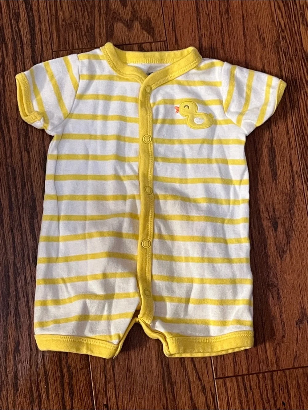Carter's White & Yellow Baby One-Piece 3pc Set
